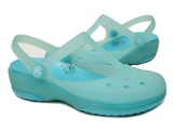 Crocs卡洛驰女鞋 玛丽珍二代洞洞鞋变色沙滩鞋果冻鞋