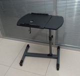 雏龙 笔记本电脑桌 带风扇 USB散热床边桌 折叠桌 升降移动桌