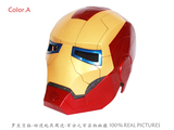 钢铁侠头盔真人1:1发光头盔面具 真人穿戴 可翻盖 男生礼物玩具