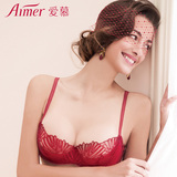 特价爱慕本命年内衣正品3/4透明超薄款性感蕾丝文胸罩夏季AM13L61