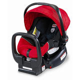 美国代购直邮 Britax 百代适 提篮式 婴儿 汽车安全座椅 - Red