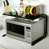55cm欧式厨房台面双层微波炉烤箱小家电可拆钢盖板收纳置物层架