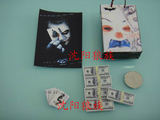 沈阳狼族 出品 1:6 小丑 扑克 纸袋 海报 HT DX01  美元 美金场景