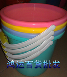 批发强力塑料桶彩色塑料桶 超结实家用提水桶/储水多用尼龙水桶