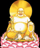 佛教金身弥勒佛十字绣3D精准印花 佛像人物大肚笑佛菩萨挂画秒杀