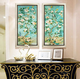 美式欧式现代简约客厅装饰画餐厅挂画玄关沙发背景墙有框玻璃壁画