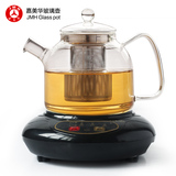 电磁炉用加热玻璃烧水壶红茶泡茶具套装过滤茶杯不锈钢内胆煮茶壶
