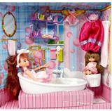 乐吉儿芭比娃娃套装礼盒儿童戏水过家家玩具仿真浴室浴盆洗澡娃娃