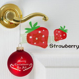 特价墙贴纸厨房装饰防油防水橱柜贴画花玻璃窗贴可爱小草莓