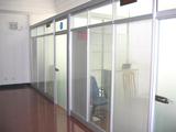 办公家具直销百叶屏风高隔断高隔墙铝合金钢化玻璃全布板式可定做