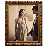 金龙欧式的复古婚纱相框油画相框钻石画框装裱16寸20寸30寸照片框