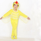 小鸡幼儿演出服装鸡儿童万圣节圣诞节表演服儿童动物卡通表演服装