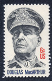 1971美国邮票,全新票,二战将军麦克阿瑟 二次世界大战将领 雕刻版