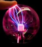 创意高科技点烟器USB声控电池爱心魔球离子球静电水晶球辉光球