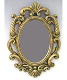 欧式家居饰品椭圆镜壁挂镜 浴室镜 卧室化妆镜 玄关装饰镜子