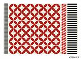 GIRONES西班牙进口手工羊毛基里姆KILIM挂毯地毯花毯红色几何图案