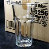 美国Libbey利比玻璃杯家用耐热水杯八角杯柯林杯加厚必胜客奶茶杯