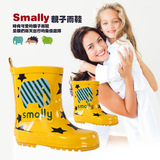 韩国Smally儿童雨鞋 新款外贸儿童雨靴 卡通男女童水鞋亲子雨鞋