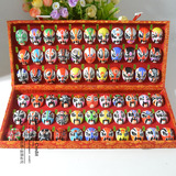 陶瓷脸谱工艺品 中国特色面具 瓷器摆件66个京剧小脸谱送老外礼品