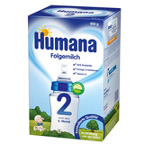 德国直邮Humana/瑚玛娜益生菌婴幼儿配方奶粉2段800g