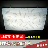 LED特价促销 LED长方形羽毛吸顶灯/时尚简约卧室客厅灯亚克力灯罩
