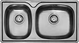 弗兰卡水槽正品亚光304不锈钢水槽双槽双盆洗菜盆厨房水槽LNX620D