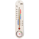 得力9013温度计 室内温湿度计 挂式温度计 符合国家标准 超精准
