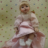 美国现货ashton drake限量收藏古董陶瓷娃娃 小宝儿桃子 生日礼物