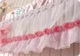 韩国网纱立体玫瑰 格力韩式挂机空调套子 挂式防尘罩套罩两件包邮