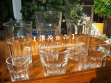 3冠冰点 八角透明玻璃杯 KTV酒吧威士忌杯子白酒杯 玻璃水杯茶杯