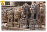 生产加工古代吸水兽石雕摆件|青石动物雕塑|镇宅石雕仿古喷水石兽