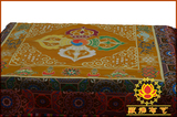 藏式风格密宗佛教佛堂用品供桌布 藏传佛教十字金刚杵佛桌布 1米