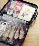 旅游出差用品 户外旅行收纳袋 整理袋 鞋袋 衣服袋 14枚 205g 韩