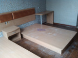 杭州宾馆家具酒店家具 定做床架床头柜软包床靠 公寓宿舍床