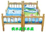 儿童实木床幼儿实木床幼儿园午睡床护栏床单人床婴儿单层床C35型