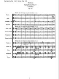 乐谱 钢琴谱 贝多芬 《第九号交响曲》 总谱 Op 125 D小调 合唱