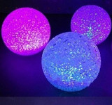10CM圆球水晶球七彩小夜灯米粒球灯地摊货源颗粒电子小夜灯