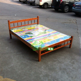 简易实木床 单人床 双人床 儿童床 实木床1.0 1.2 1.5米实木床架