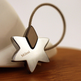 米勒斯 星星钥匙扣 男女汽车钥匙链 韩国钥匙圈 创意钥匙环挂件