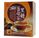 台湾3点1刻黑糖姜母茶*台湾三点一刻黑糖姜母茶75g（5袋*15g)