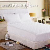 席梦思床垫保护套 床罩 高档宾馆纯棉床笠 纯色床护垫 加棉加厚