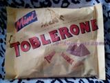 【港代】TOBLERONE进口瑞士三角 迷你巧克力牛奶蜂蜜加杏仁粒200g
