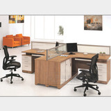 直销高档办公家具L型办公桌职员桌组合员工位卡座屏风隔断可定制