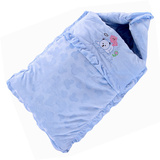 冬款 天鹅绒加厚婴儿睡袋新生儿抱被两用宝宝冬季包被 打开做盖被