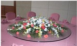 餐桌鲜花 圆桌鲜花派对生日鲜花会议桌花上海同城专业速递上门