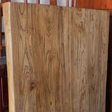 定做老榆木面板工作台实木餐桌木板吧台桌台面板隔板 可定制做旧