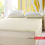 100%纯正澳洲羊毛床垫床褥子床上用品1.5m1.8米加厚学生双人秋冬
