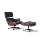 Eames lounge伊姆斯躺椅 真皮沙发休闲转椅 办公室老板椅皇帝躺椅
