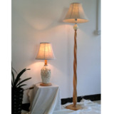 金佰丽实木艺术陶瓷花瓶台灯 创意落地灯 床头灯客厅卧室书房灯具