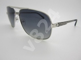 【专柜正品】Montblanc/万宝龙 MB456 20D 銀黑色偏光太陽眼鏡